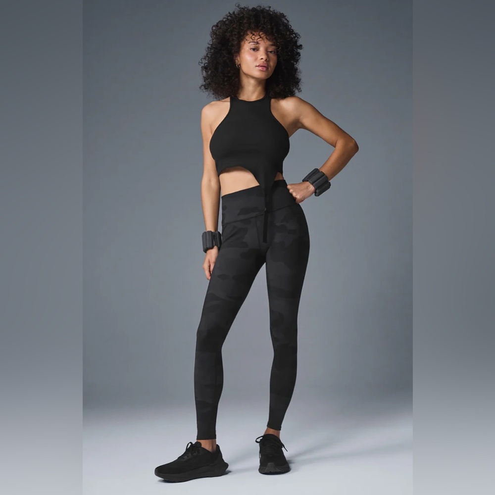 Alo Yoga High Waist Camo Vapor Legging